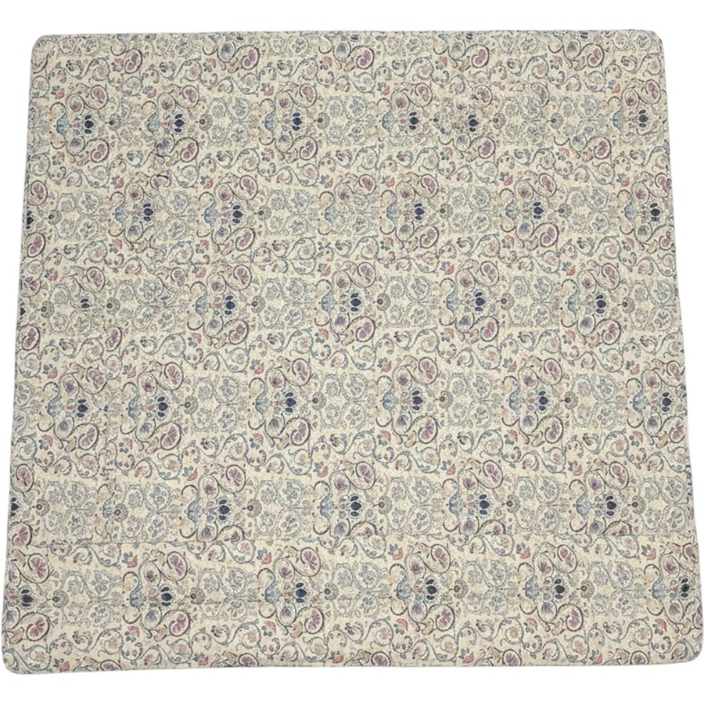 Ralph Lauren Provence Queen Jacobean Floral Quilted Linen Cotton Blend Country